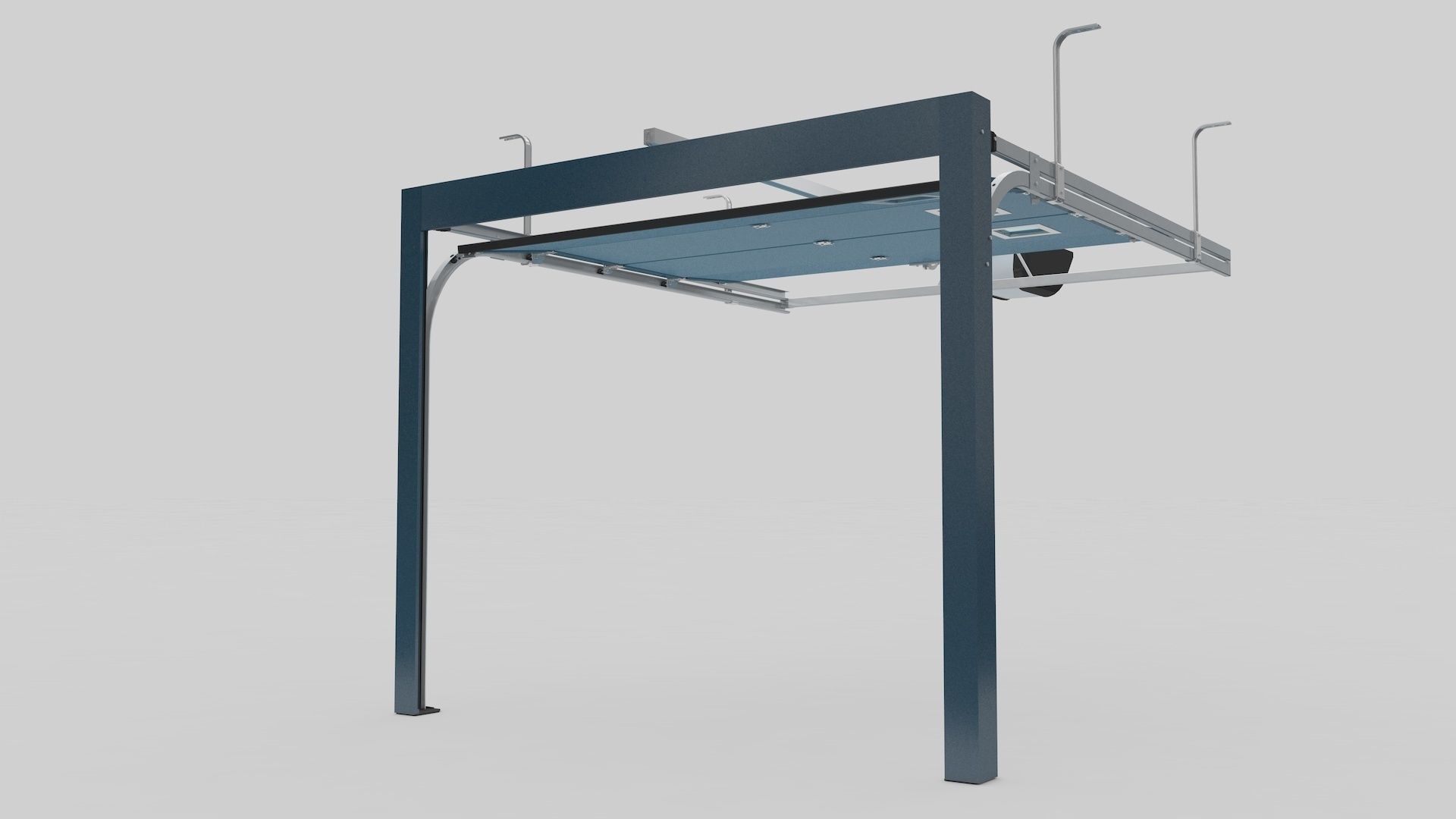 Sectional Garage Door 3D model_22