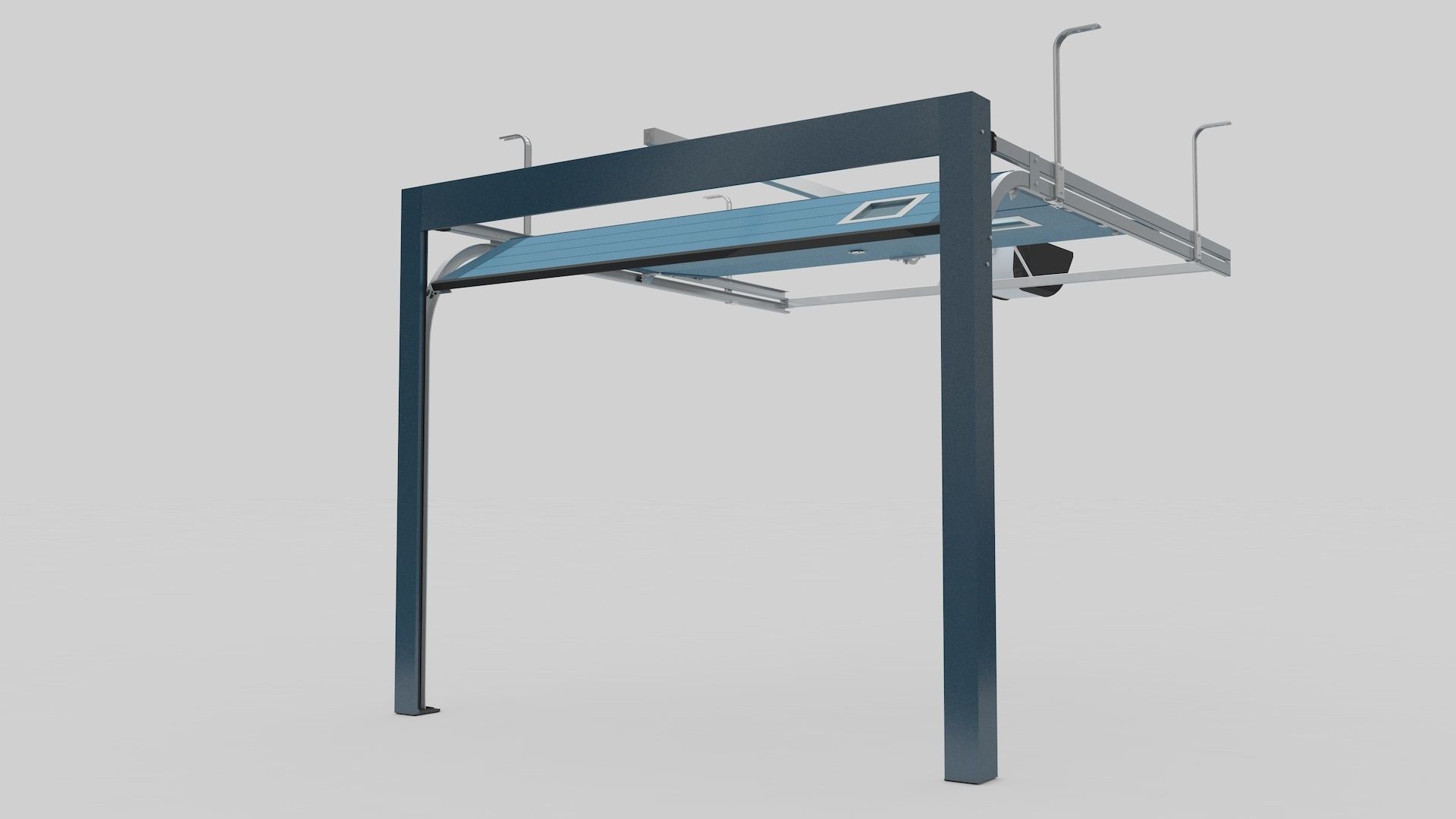Sectional Garage Door 3D model_21