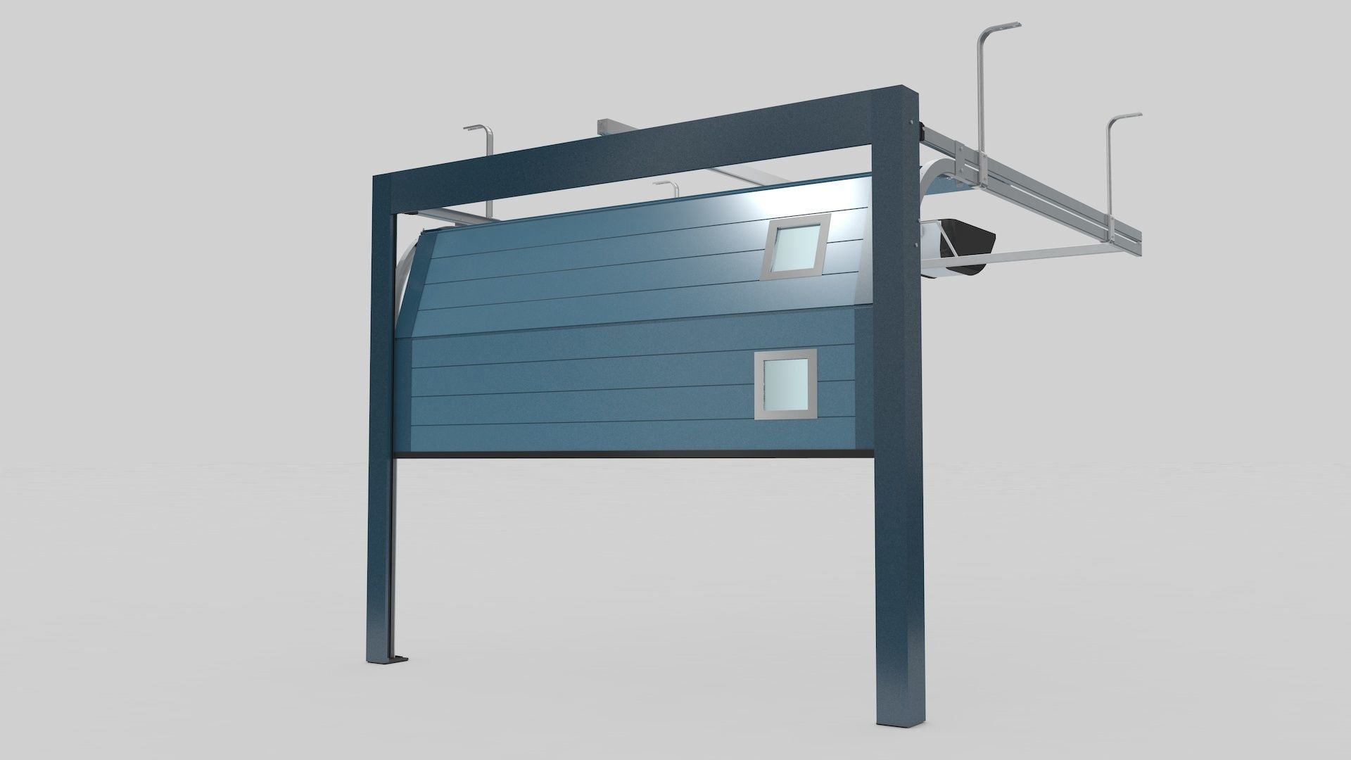 Sectional Garage Door 3D model_18