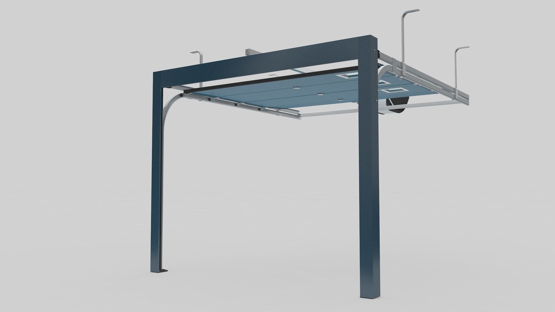 Sectional Garage Door 3D model_23
