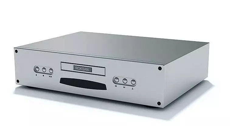 Silver Dvd Player 3D model_0