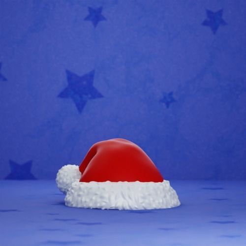 Christmas Hat and Santa Poring from Ragnarok Online Free 3D print model_3