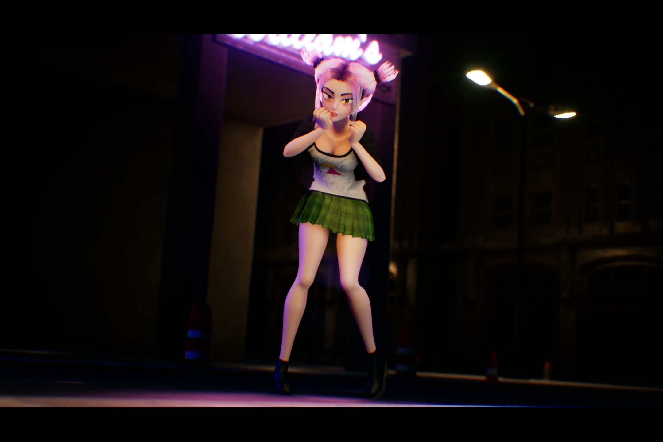 Zen Fully Rigged 3D model Low-poly 3D model_4