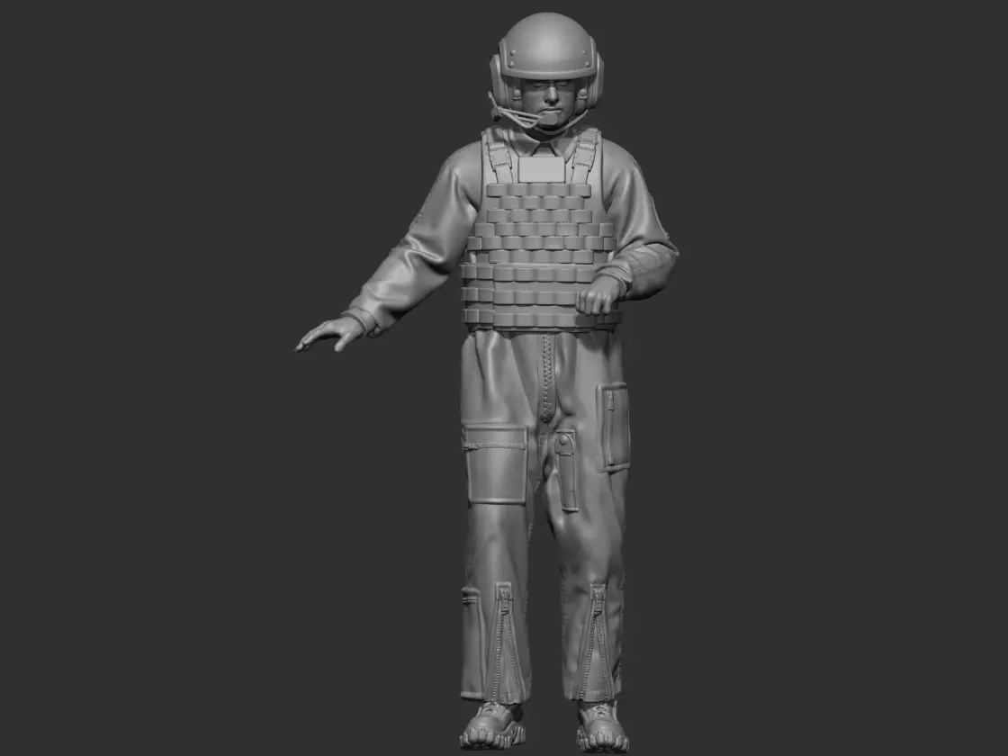 USA Modern Tankman 3D print model