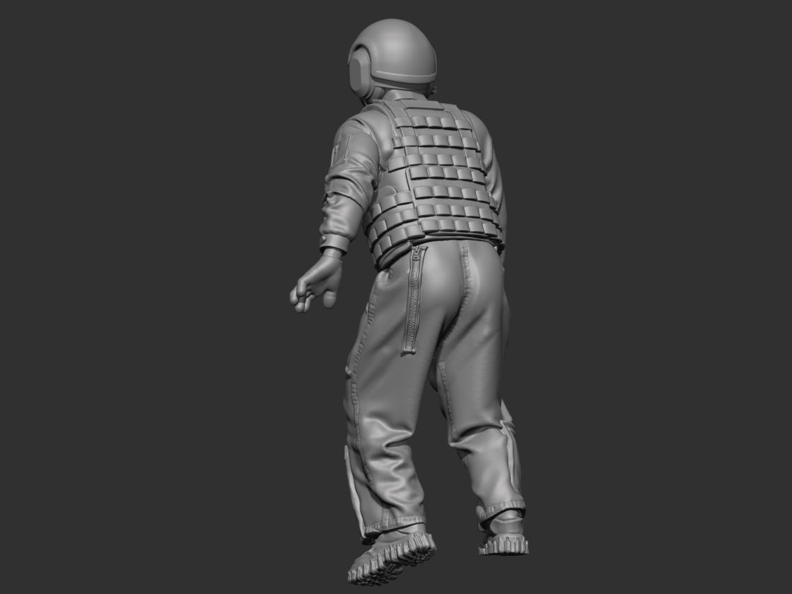 USA Modern Tankman 2 3D print model_22