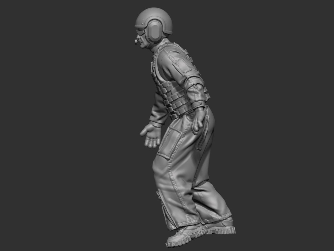 USA Modern Tankman 2 3D print model_20