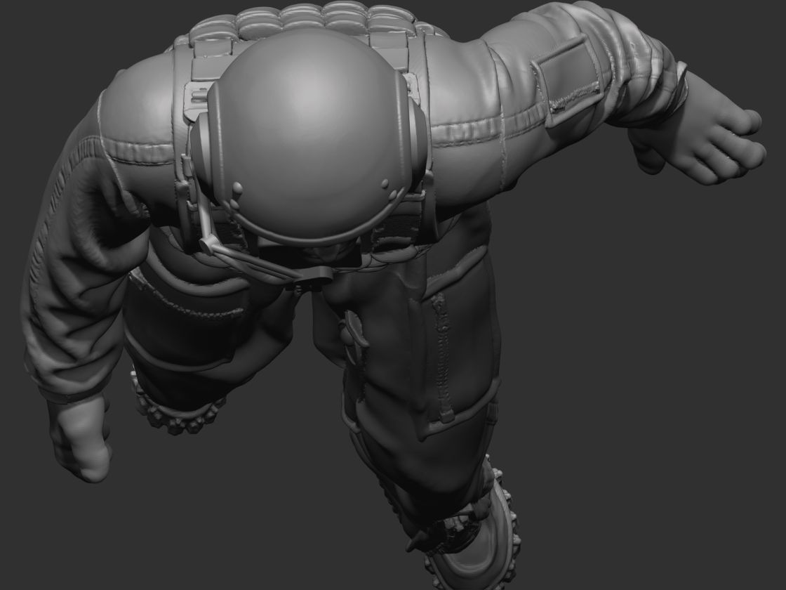 USA Modern Tankman 2 3D print model_15