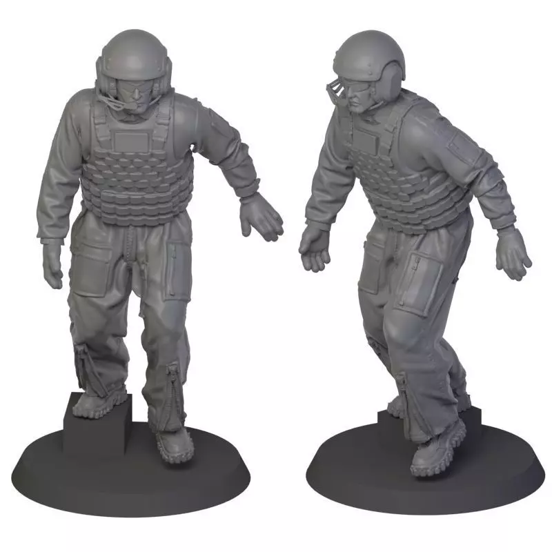 USA Modern Tankman 2 3D print model_0