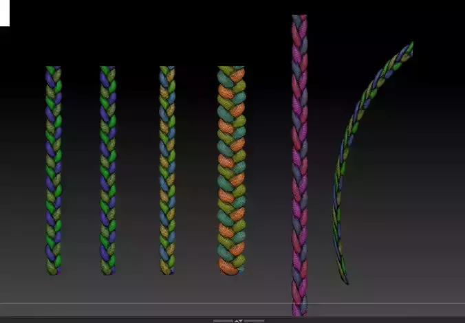 3d model download 3d braided braided rope 3d map download