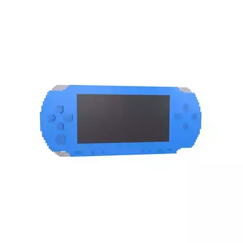 Voxel Cartoon PSP v1 001 Low-poly 3D model