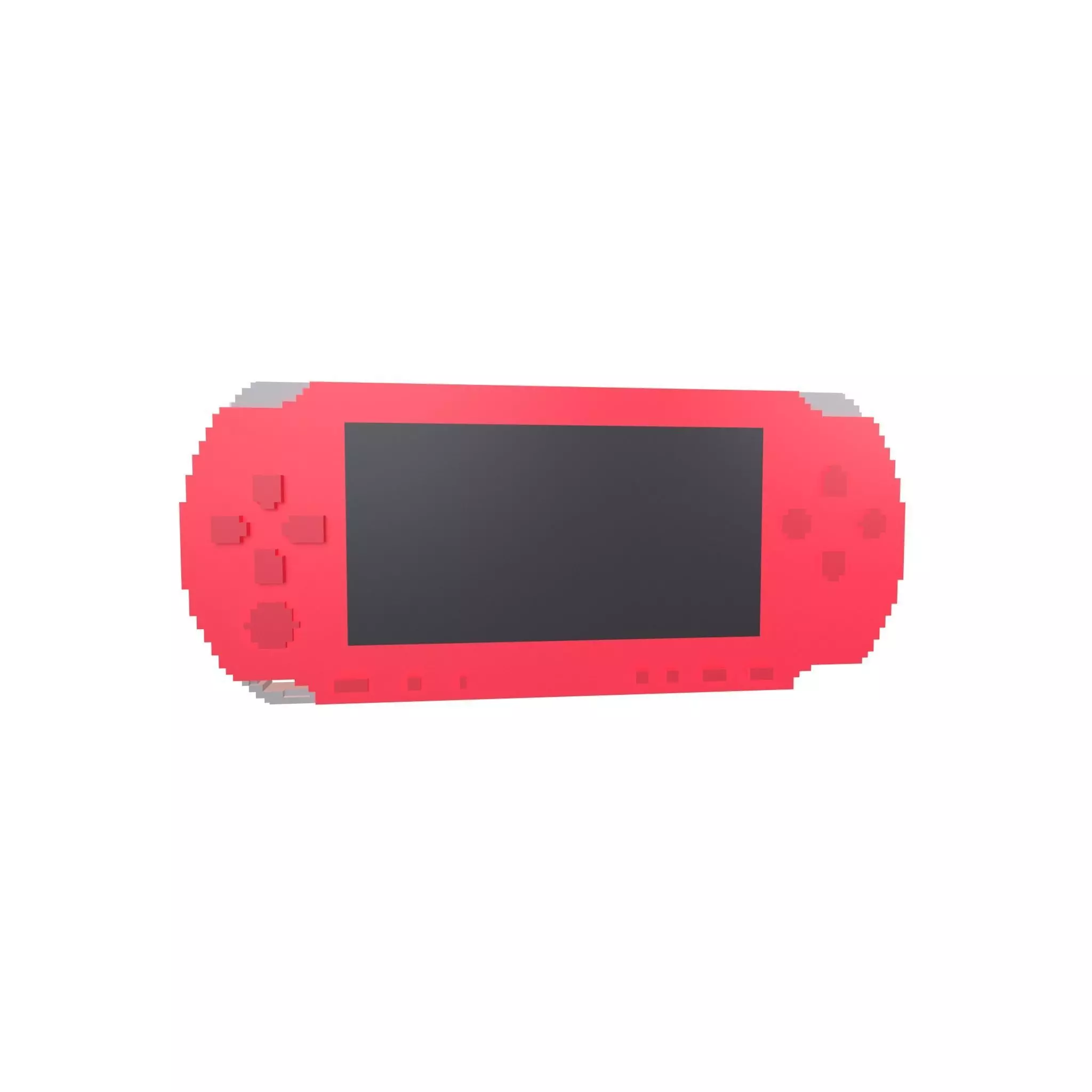 Voxel Cartoon PSP v1 002 Low-poly 3D model_0