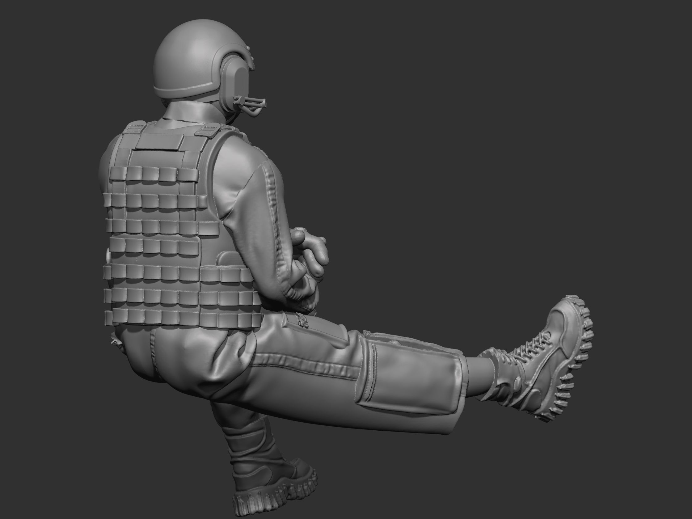 USA Tankman modern 4 3D print model_8