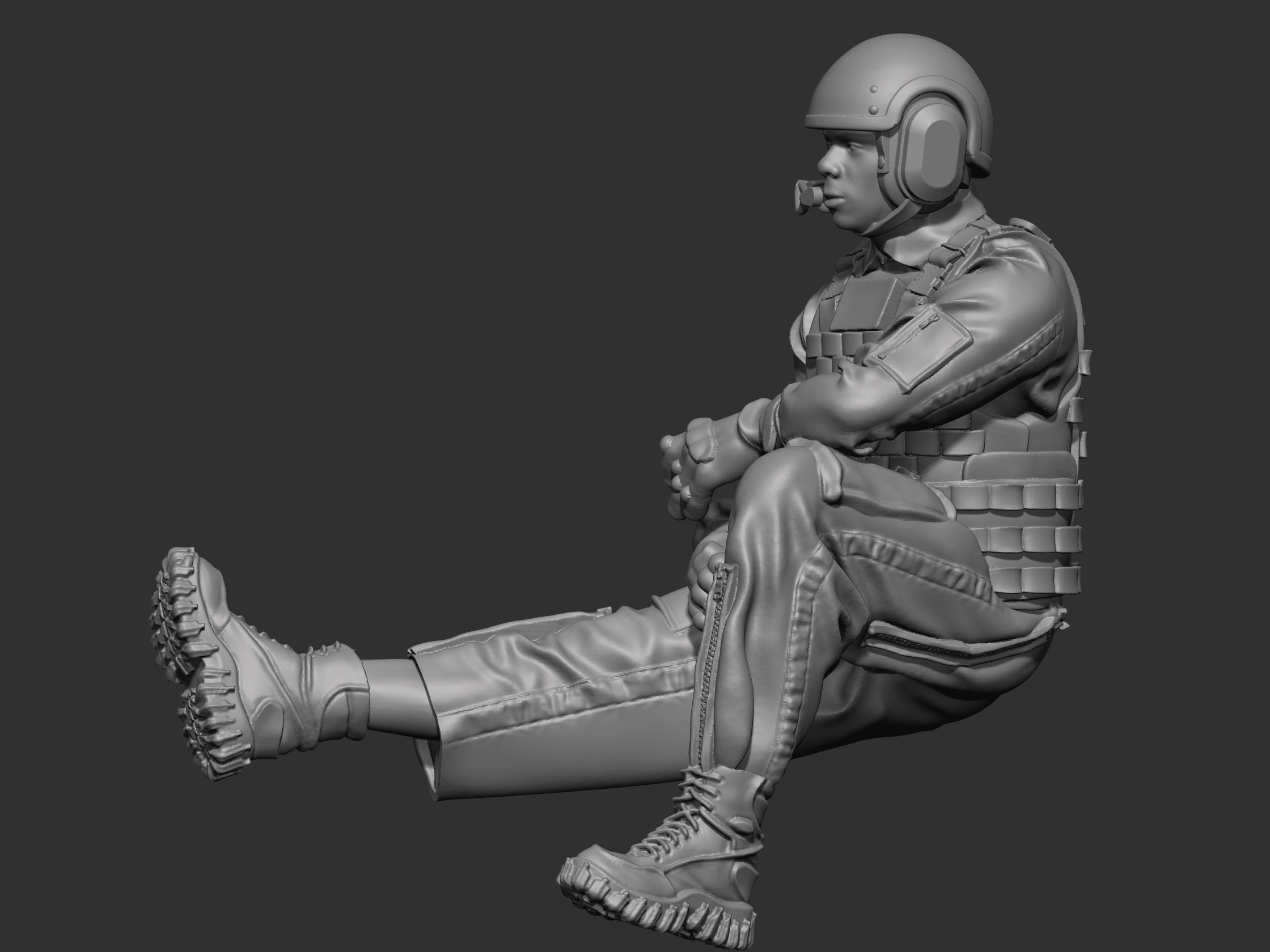 USA Tankman modern 4 3D print model_21