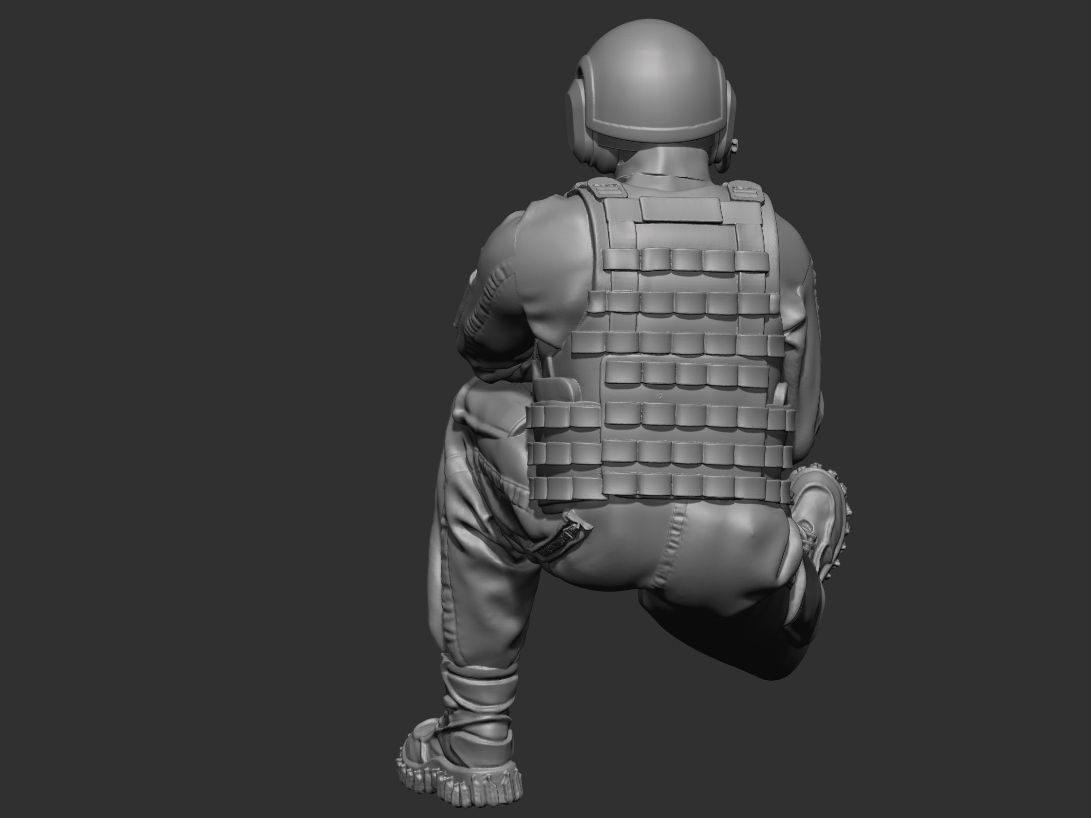 USA Tankman modern 4 3D print model_5