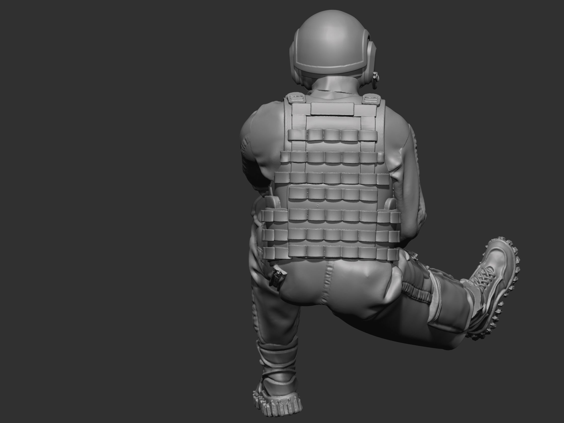 USA Tankman modern 4 3D print model_6