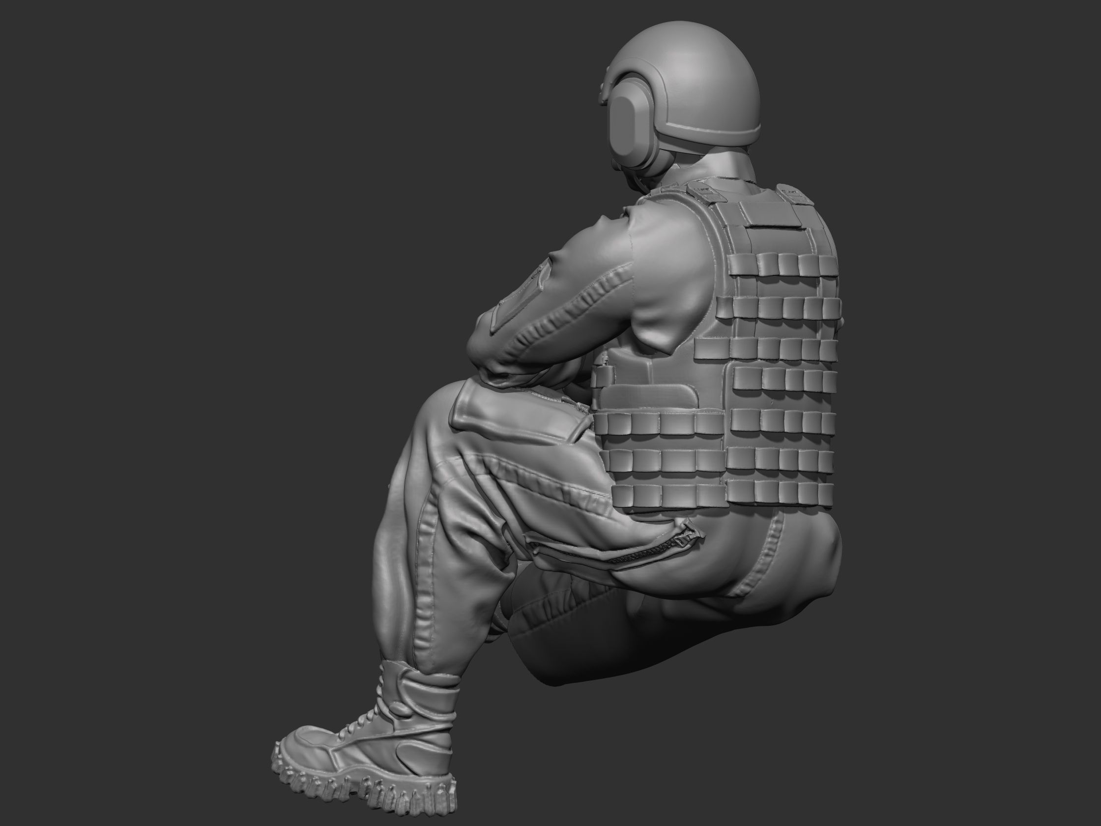 USA Tankman modern 4 3D print model_2