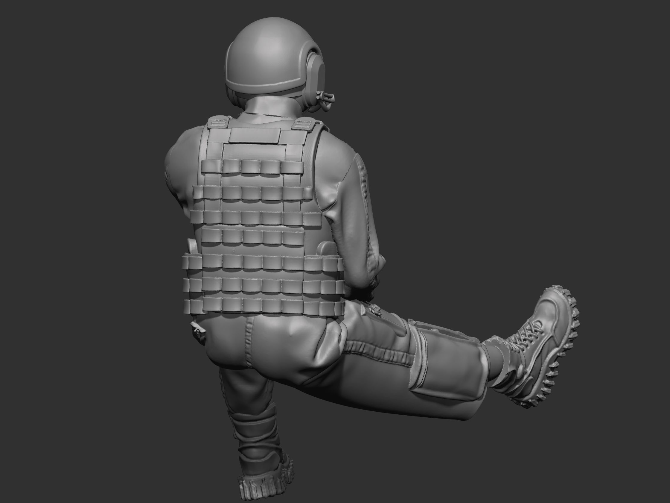 USA Tankman modern 4 3D print model_7