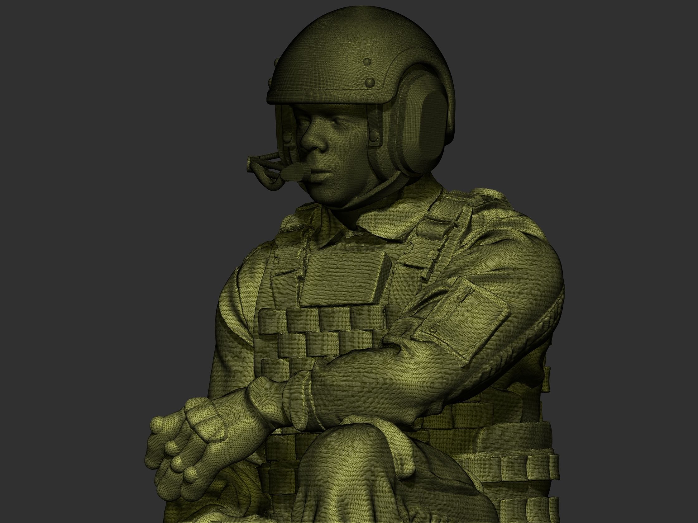 USA Tankman modern 4 3D print model_18