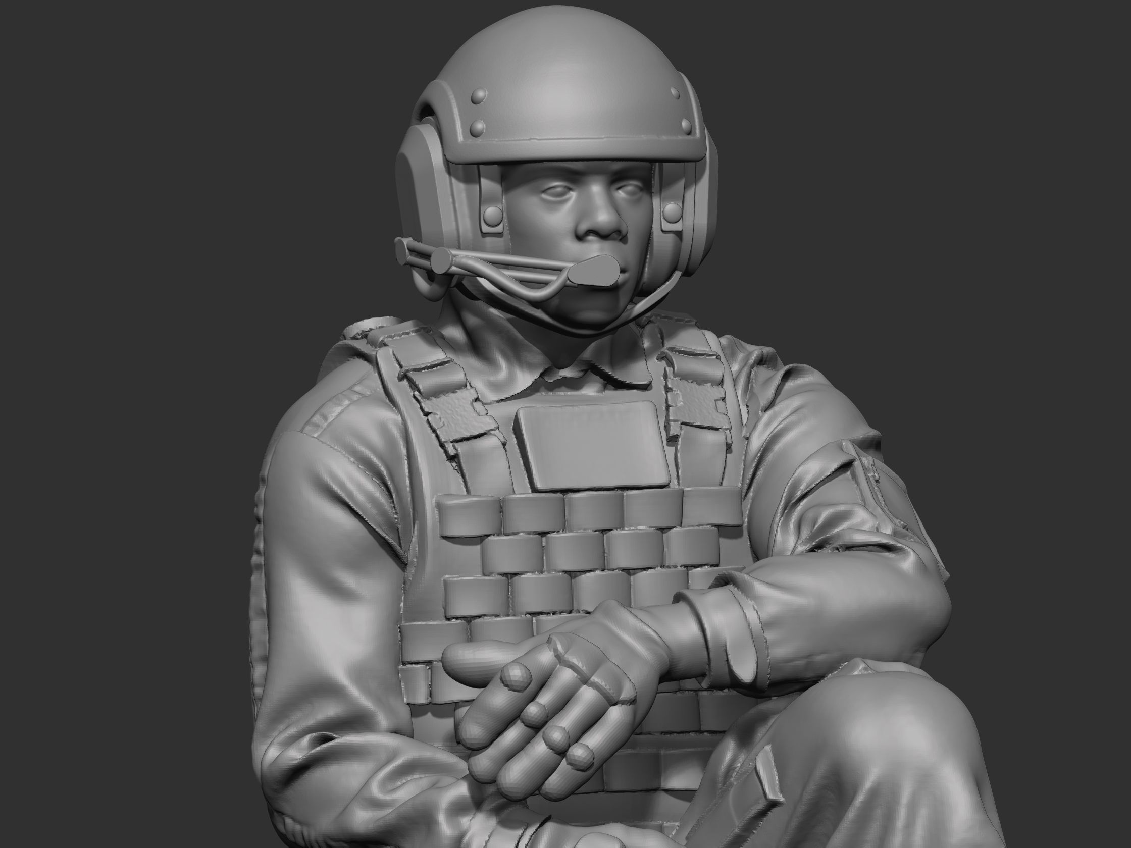 USA Tankman modern 4 3D print model_17