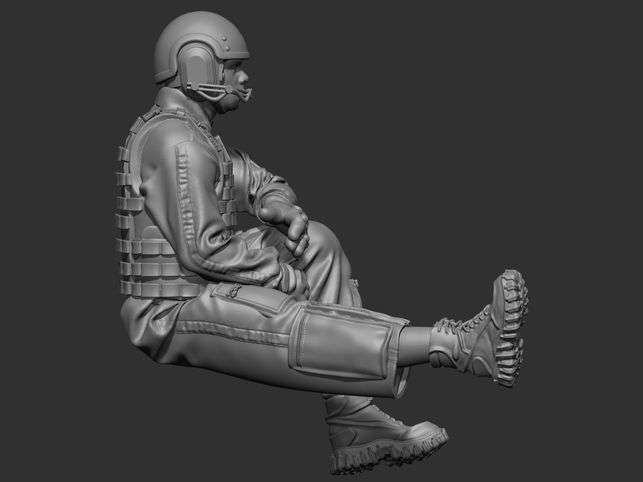 USA Tankman modern 4 3D print model_11