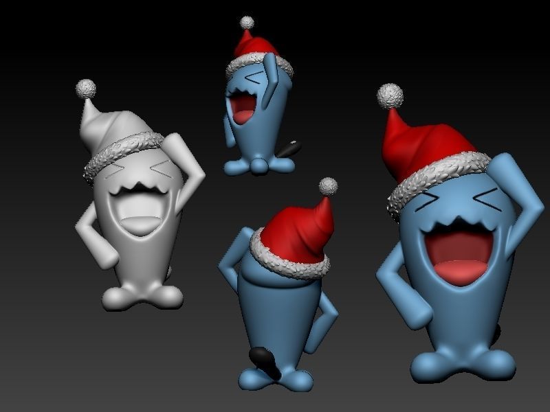 Pokemon christmas pack 3D print model_3