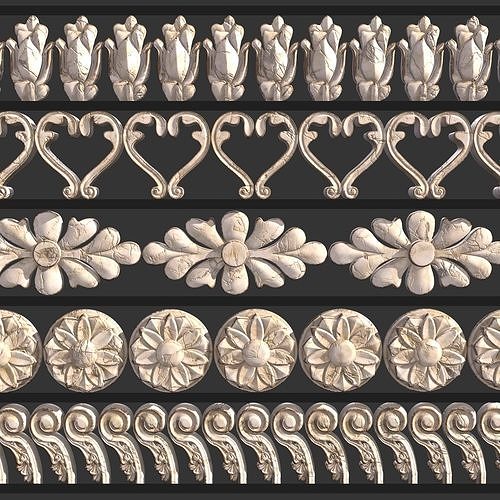 Sahra Ornament Modeling- 03 3D model
