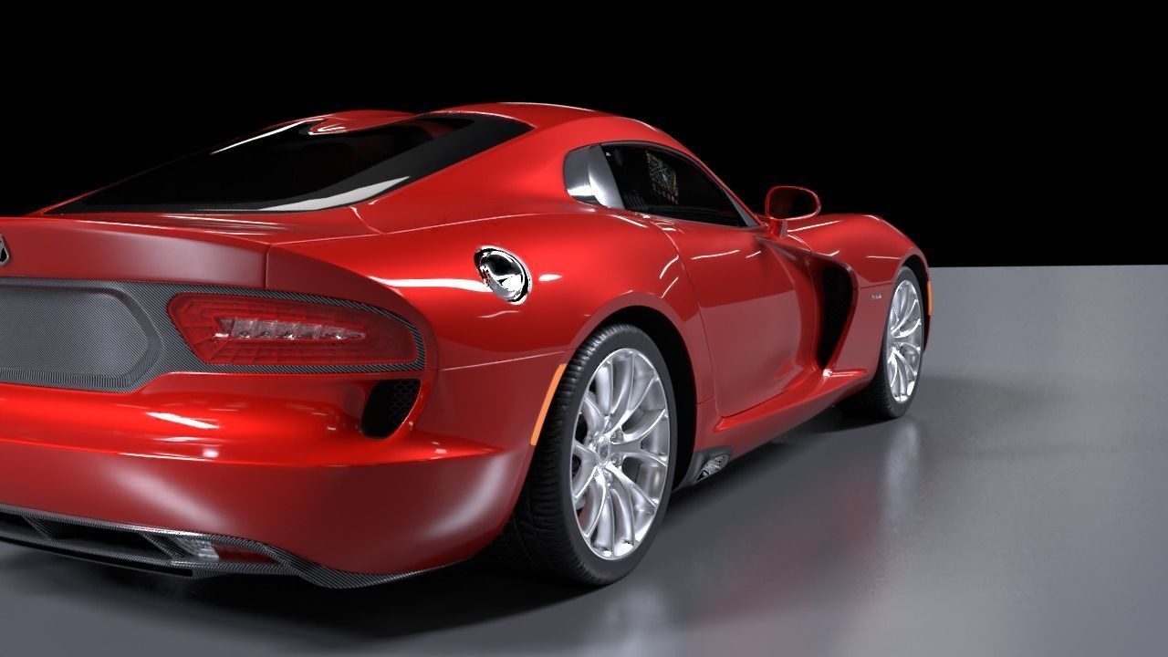 Dodge Viper GTS 2013 3D model_1