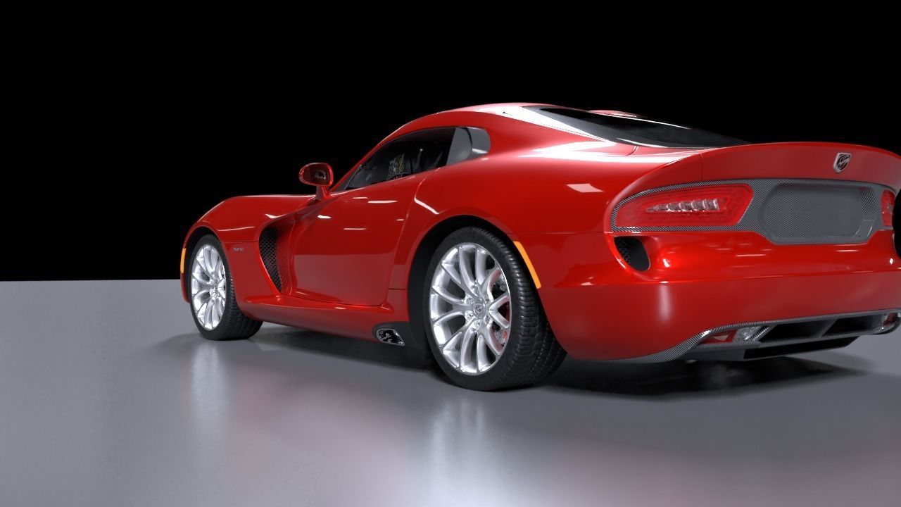Dodge Viper GTS 2013 3D model_3