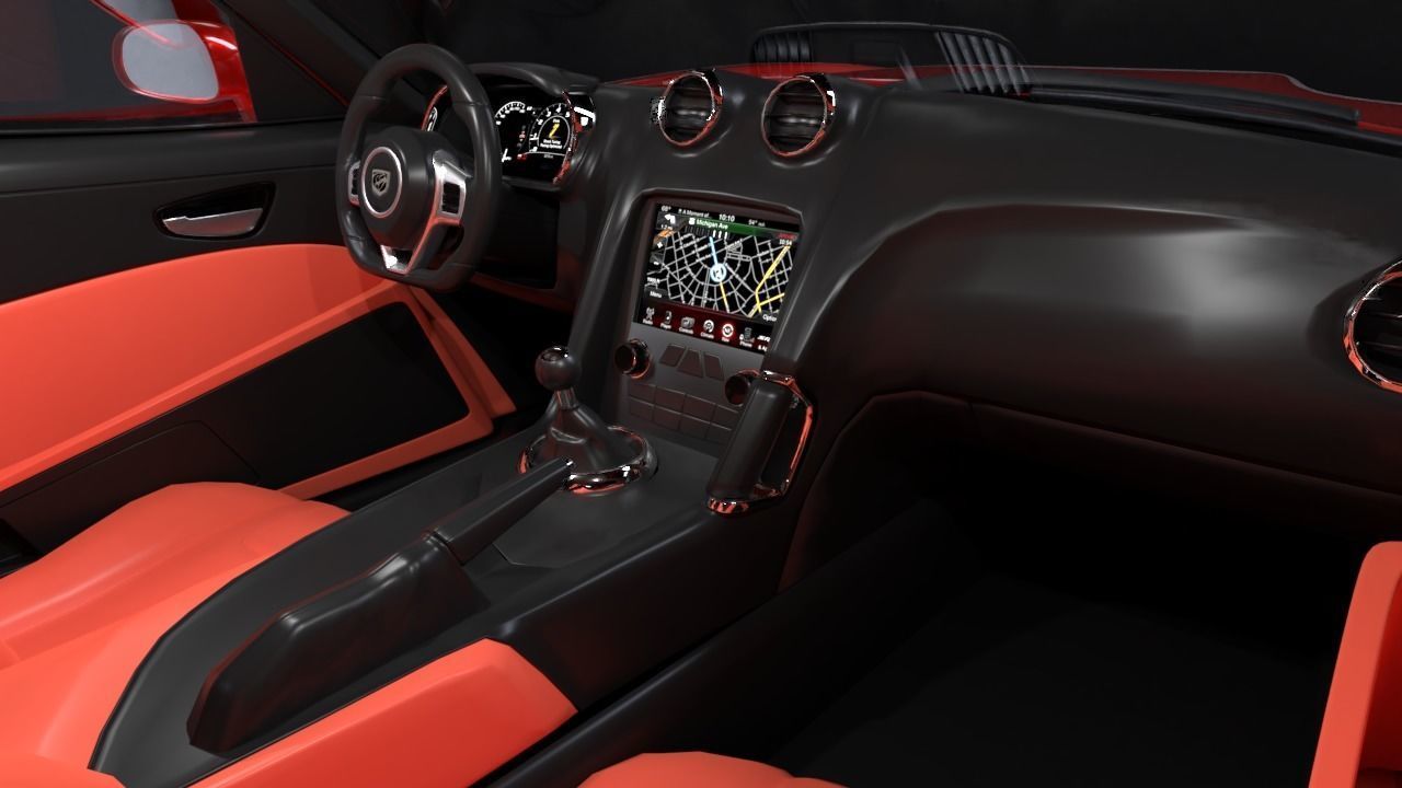 Dodge Viper GTS 2013 3D model_6