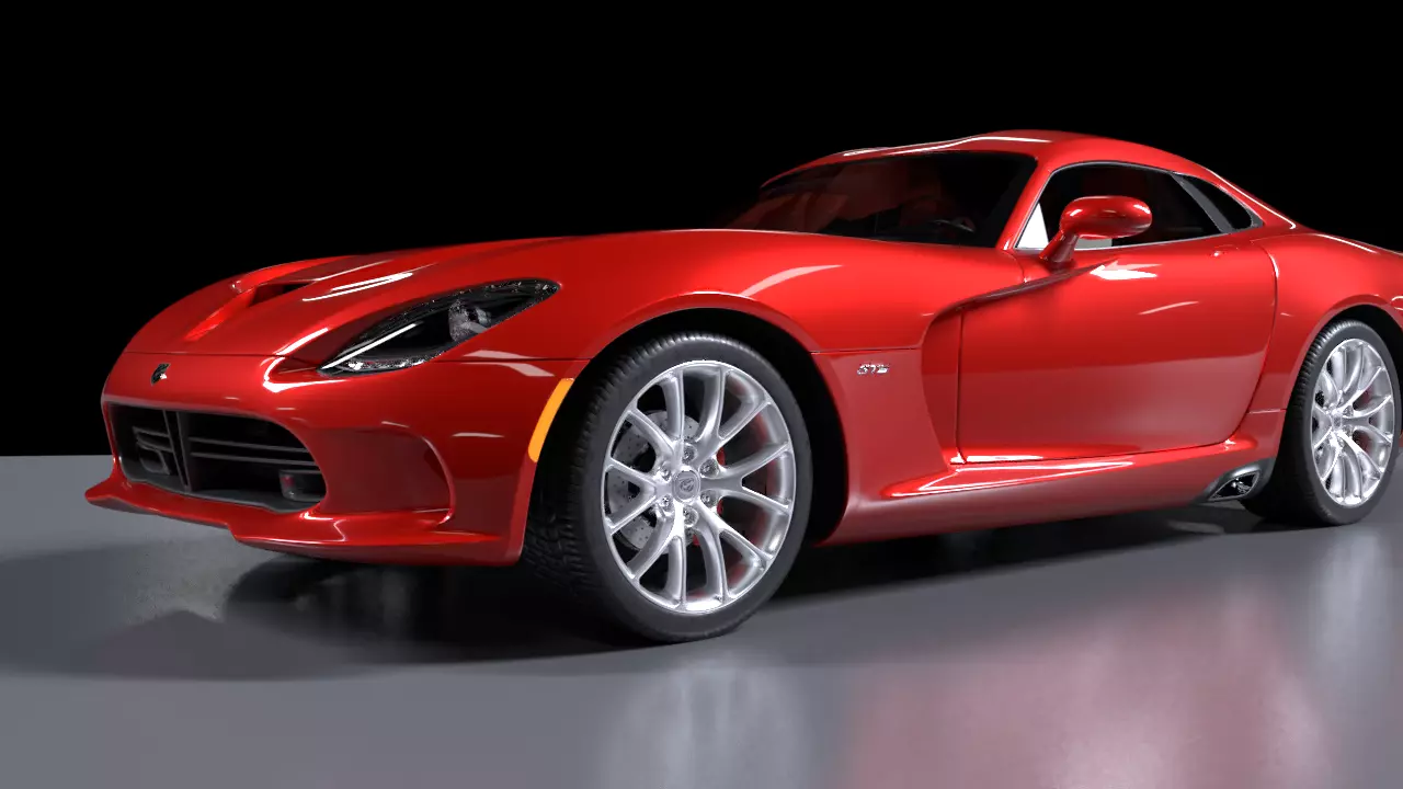 Dodge Viper GTS 2013 3D model_0