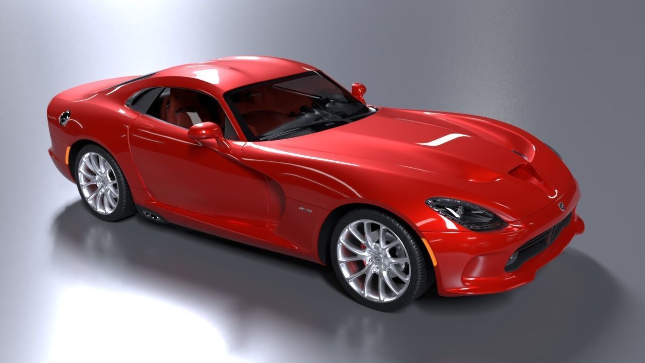 Dodge Viper GTS 2013 3D model_2