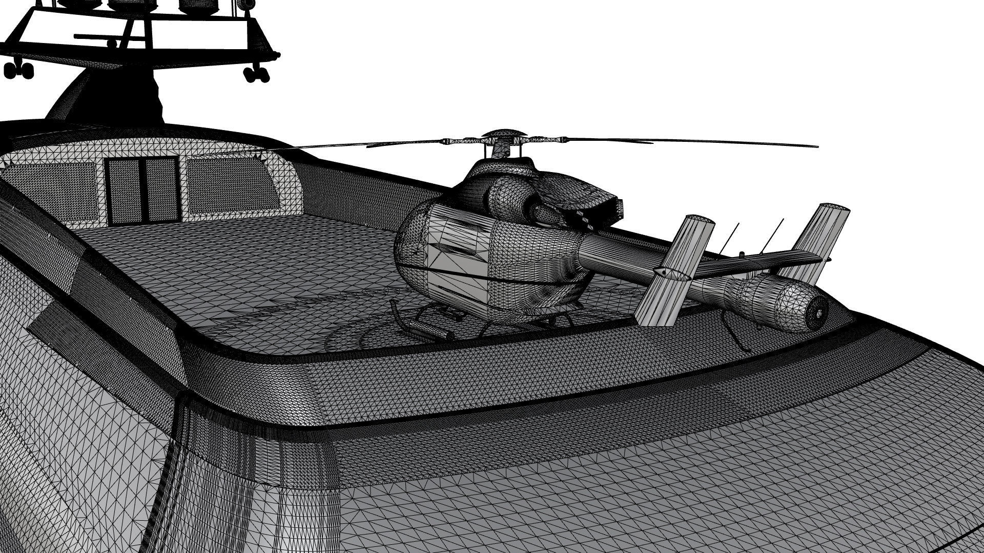 100 Meter Mega Yacht 3D model_13