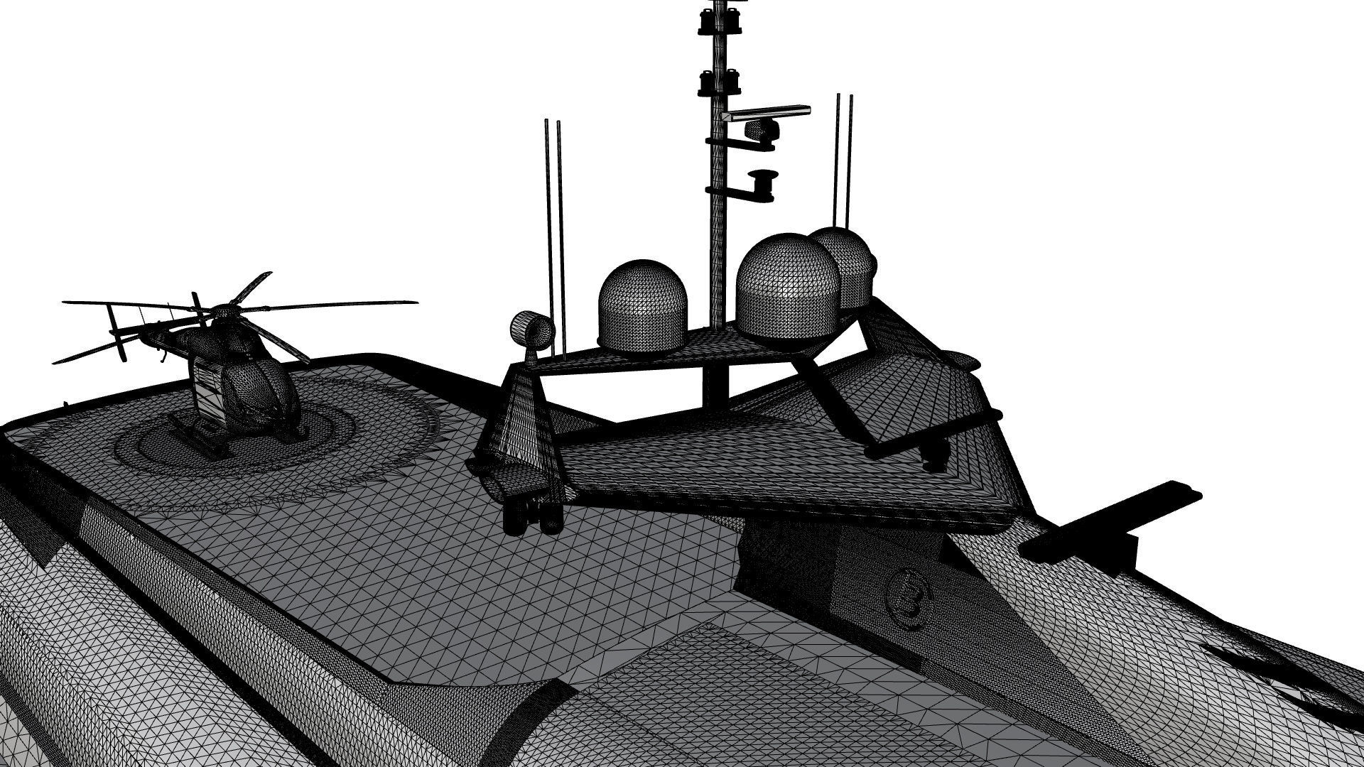 100 Meter Mega Yacht 3D model_15