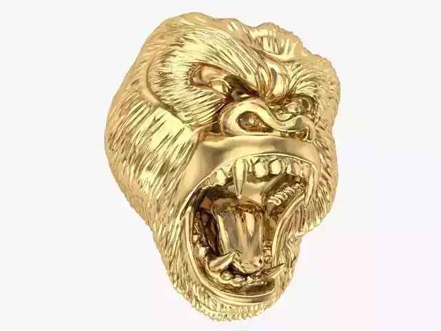 gorilla head ring