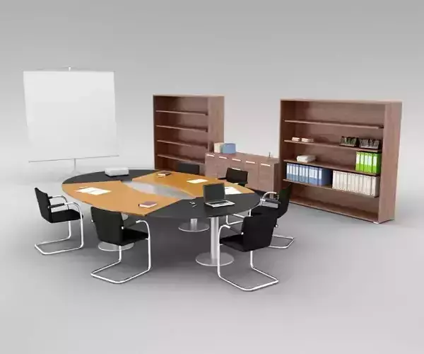 Office   Conference Room Furniture 3D model