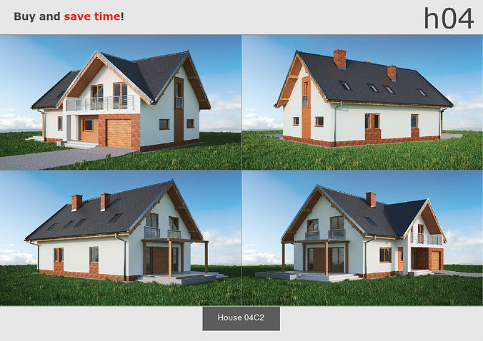 Collection of Houses 2 Full10 models 3D Model Pack 5