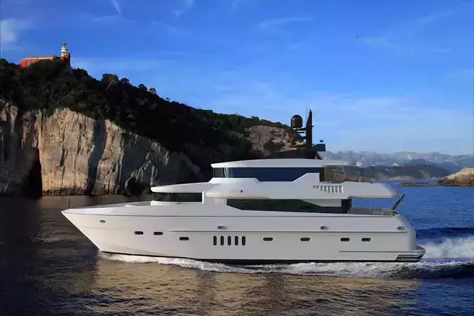 90 Foot Express Motor Yacht 3D model