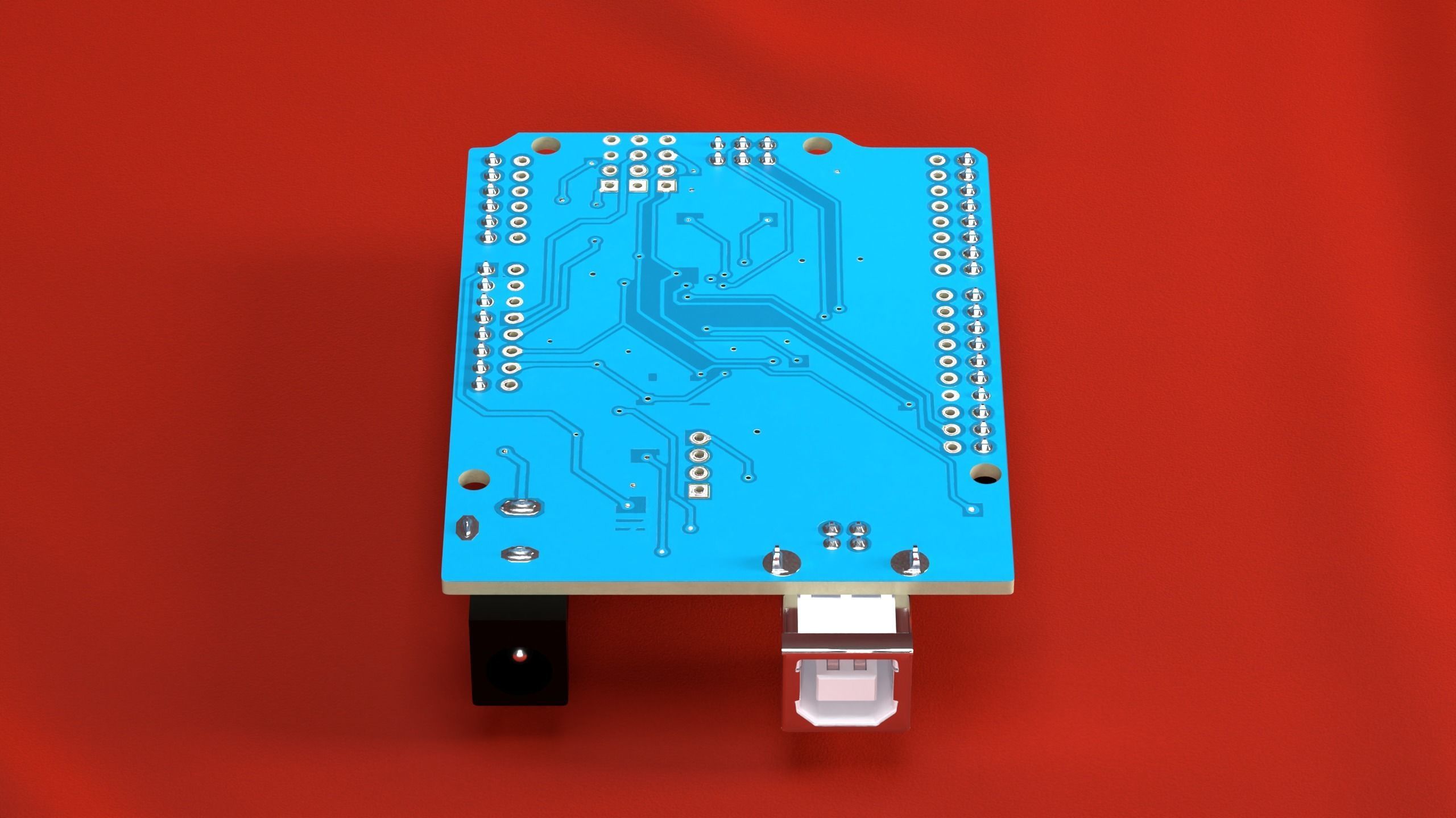 Arduino Uno R3 SMD 3D model_11