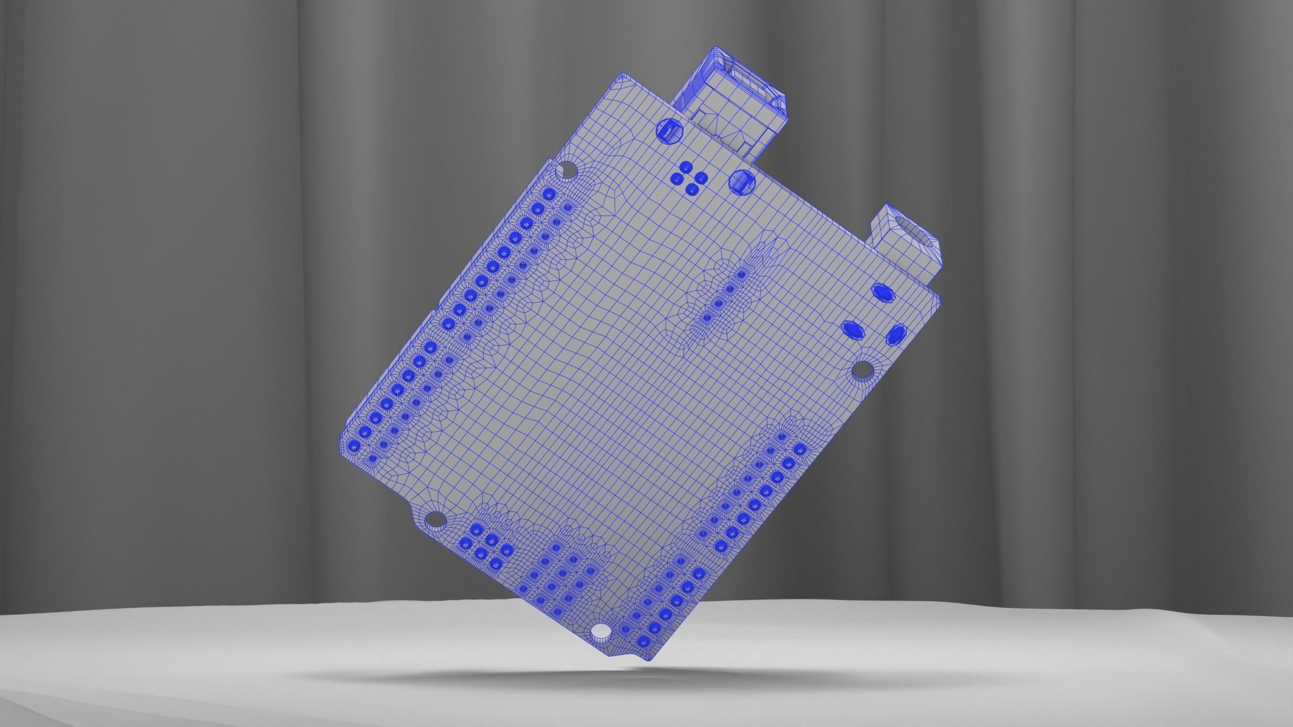 Arduino Uno R3 SMD 3D model_13