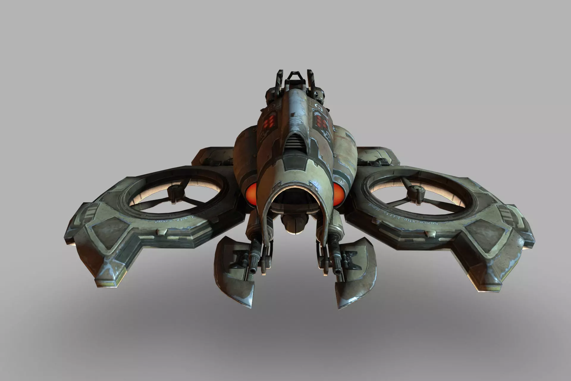 Science fiction aircraft unknown future fighter aircraft 3D model_0