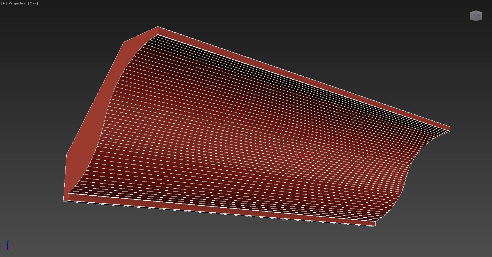 Cornice Moulding Low-poly 3D model_2