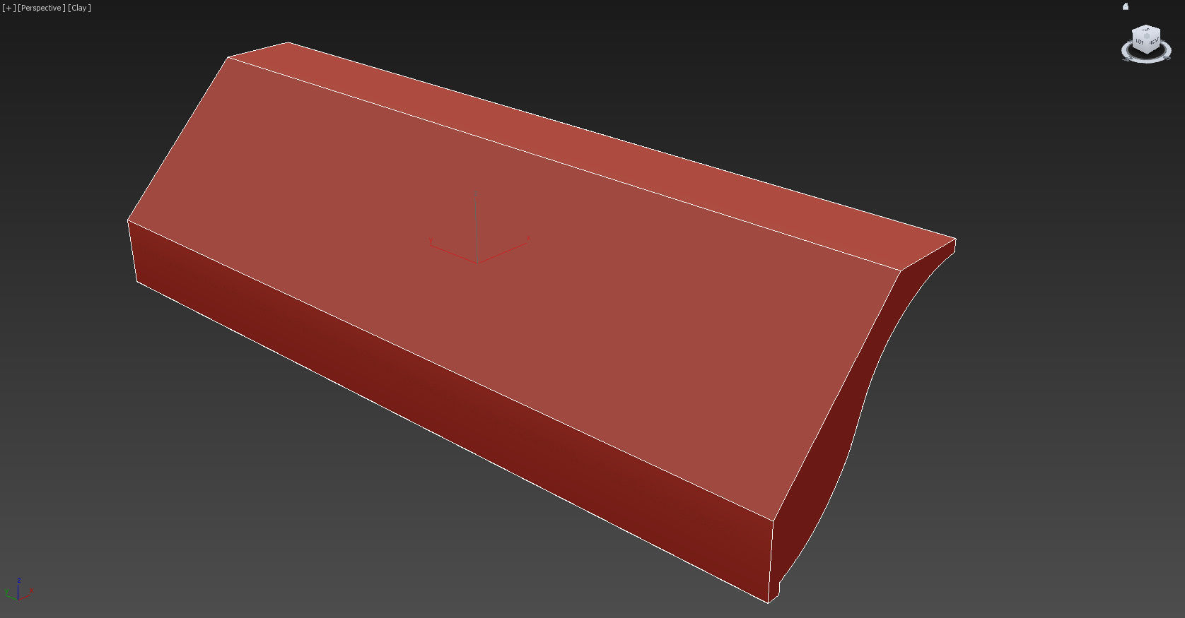 Cornice Moulding Low-poly 3D model_5