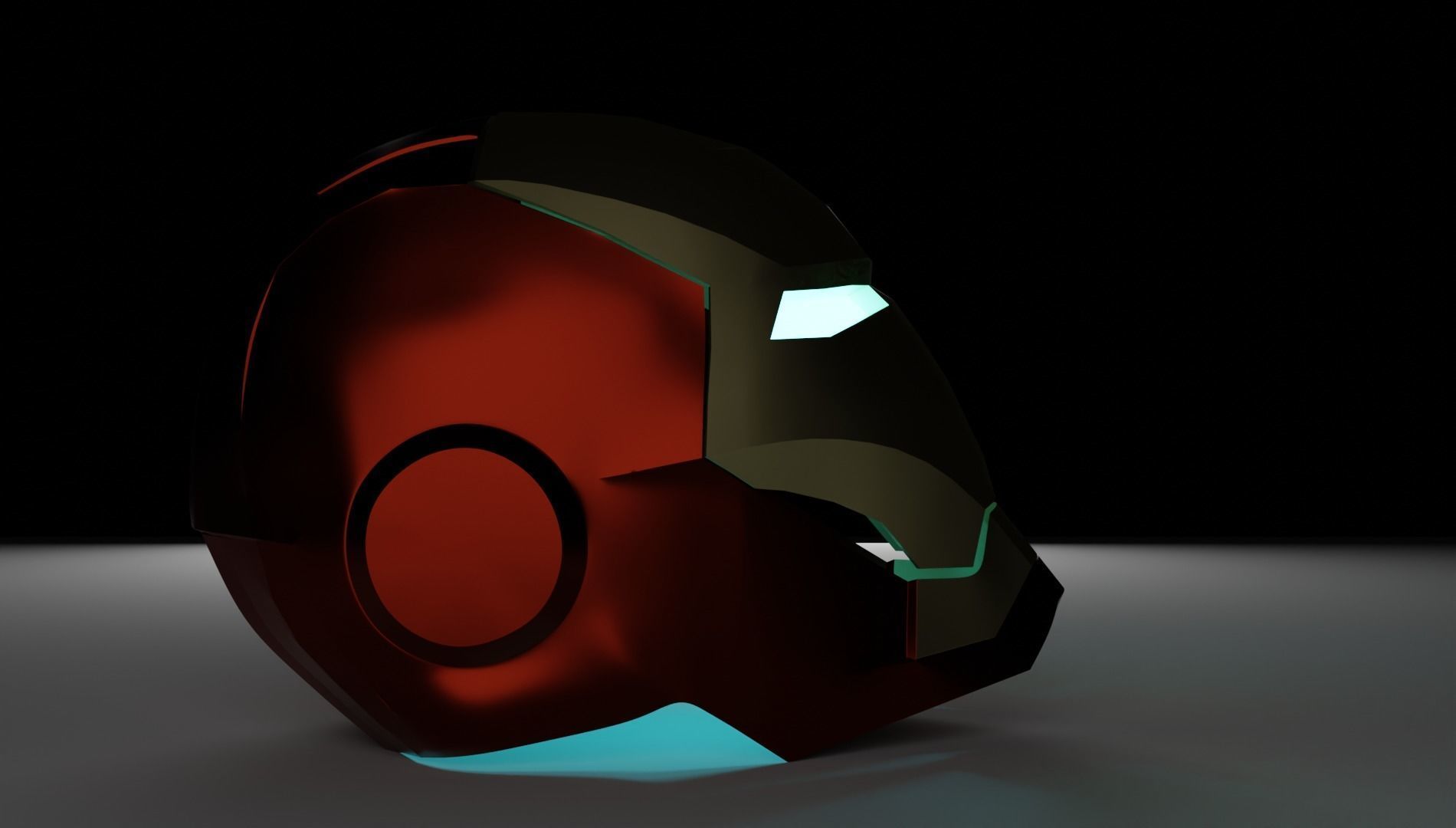Ironman first Helmet 3D model_31