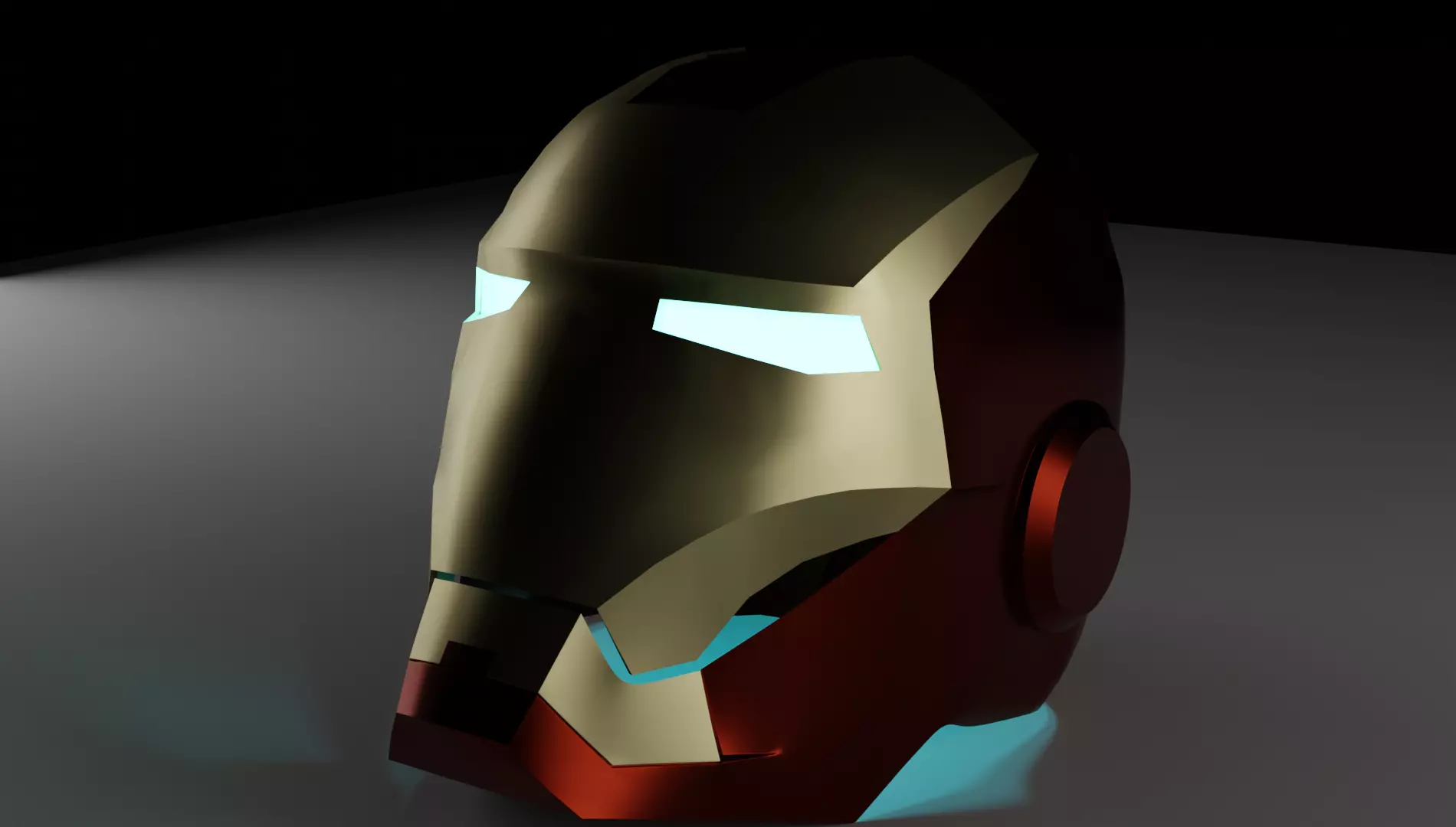 Ironman first Helmet 3D model_0