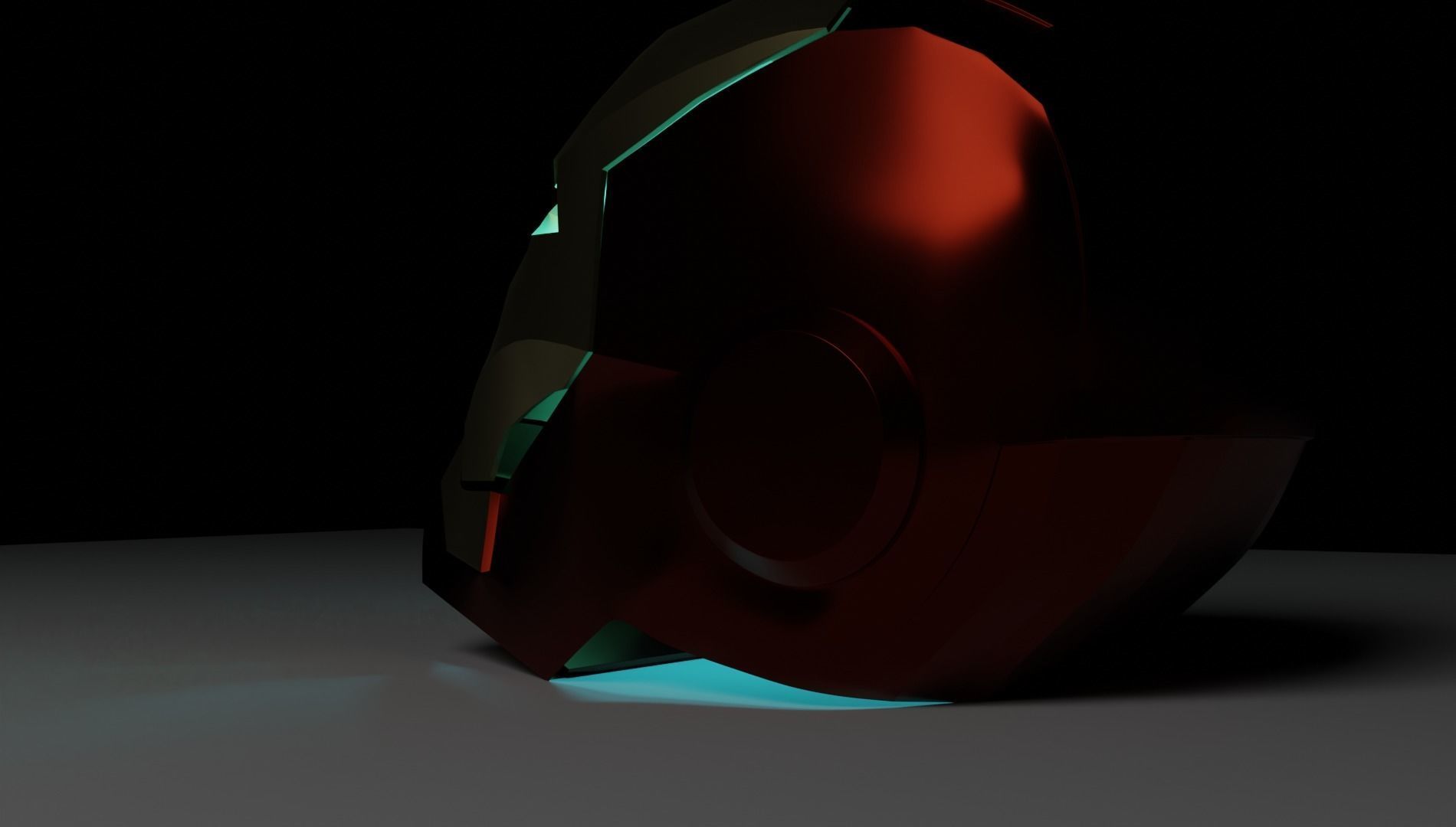Ironman first Helmet 3D model_9