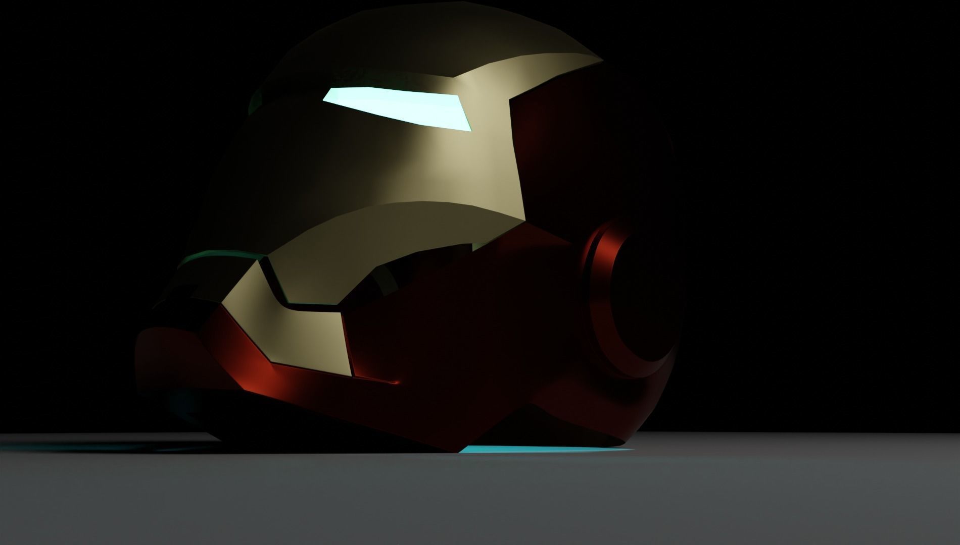 Ironman first Helmet 3D model_10