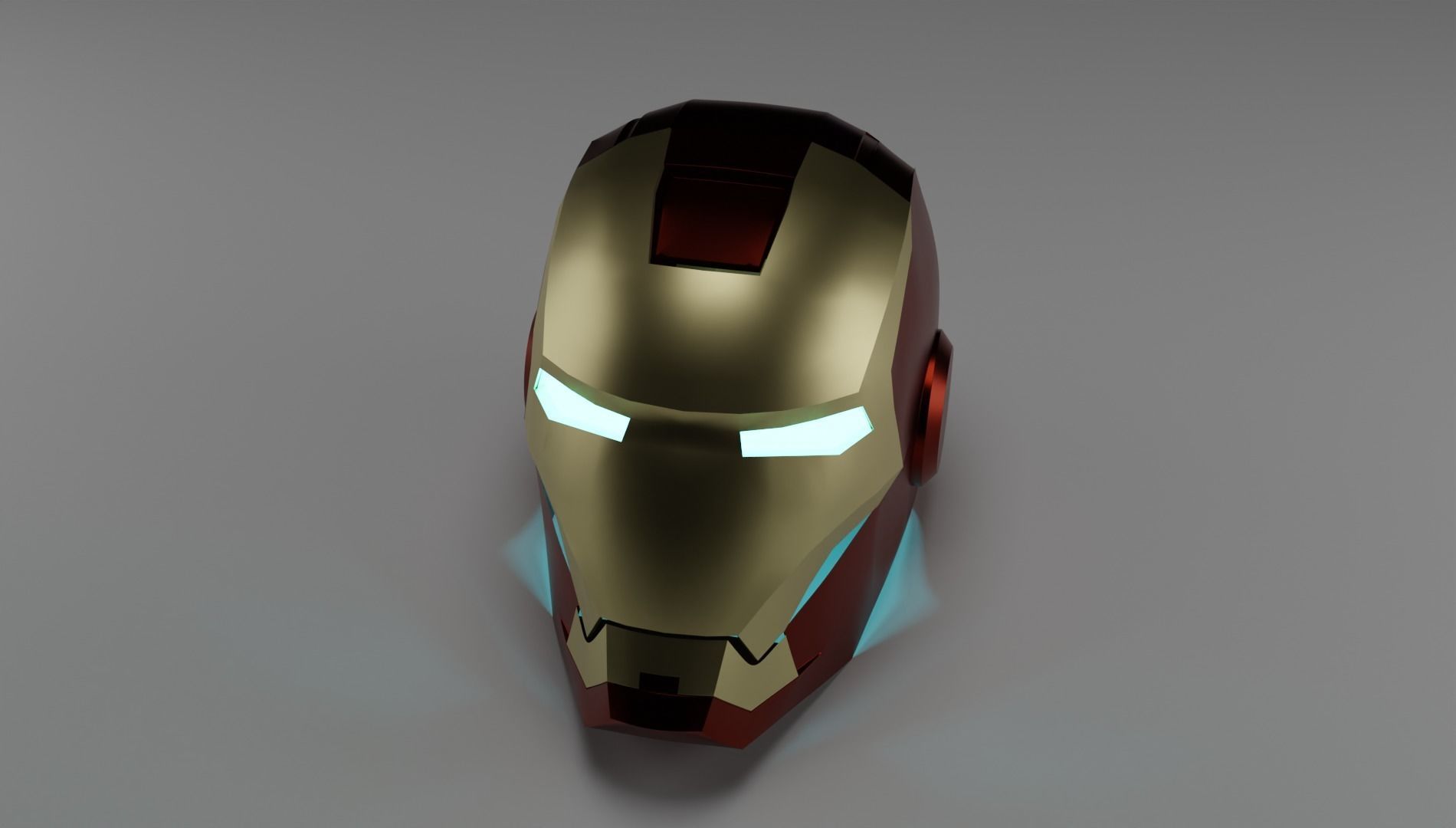 Ironman first Helmet 3D model_2