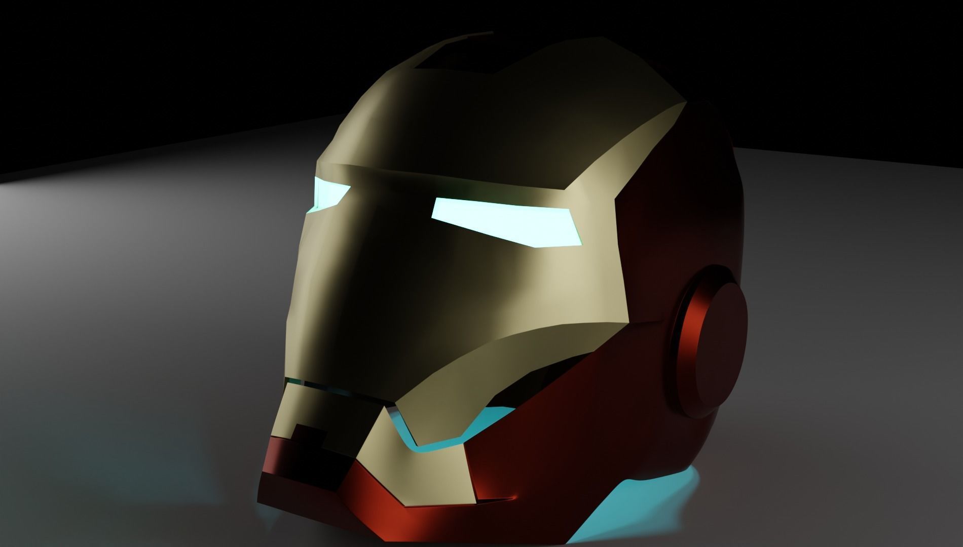 Ironman first Helmet 3D model_33