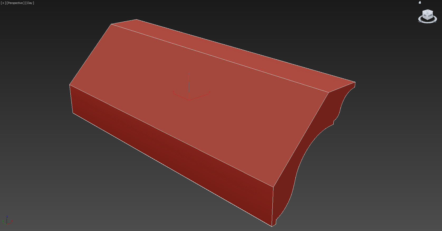 Cornice Moulding Low-poly 3D model_6