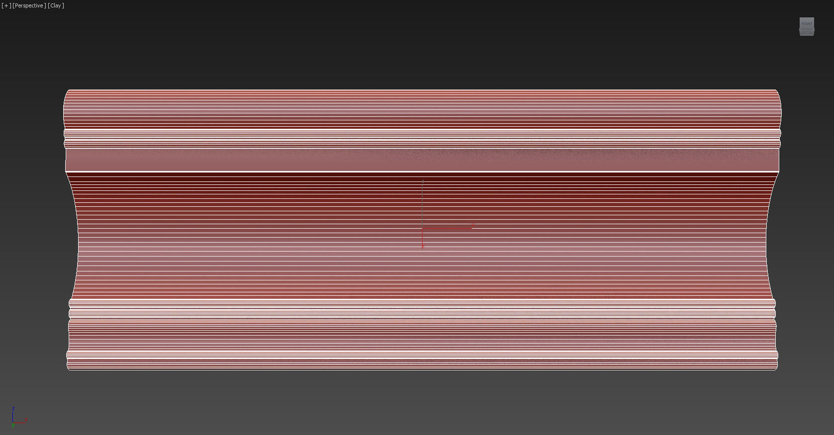 Cornice Moulding Low-poly 3D model_4